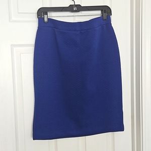 Elle Royal Purple Pencil Skirt